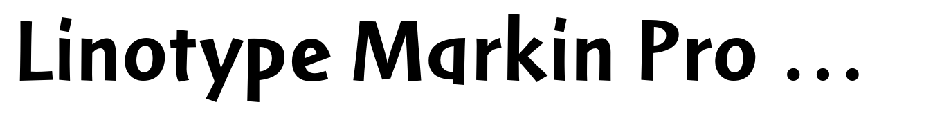 Linotype Markin Pro Bold
